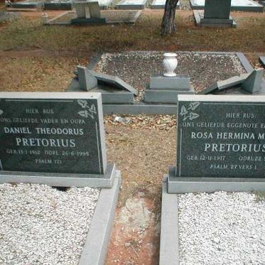 PRETORIUS Daniel Theodorus 1912-1995 &amp; Rosa Hermina Maria 1917-1986