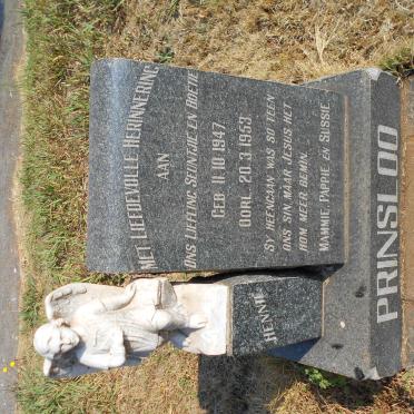 PRINSLOO Hennie 1947-1953