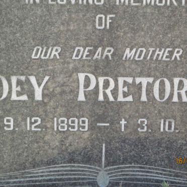 PRETORIUS Joey 1899-1978