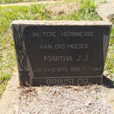 PRINSLOO Martha J.J. 1879-1960
