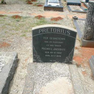 PRETORIUS Michiel Jacobus 1902-1970