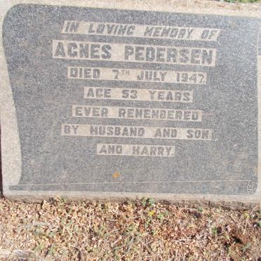 PEDERSEN Agnes -1947
