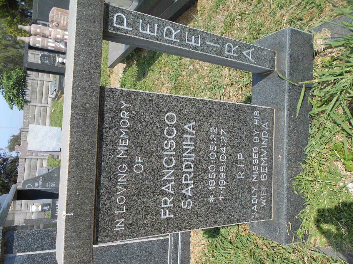 PEREIRA Francisco Sardinha 1950-1995