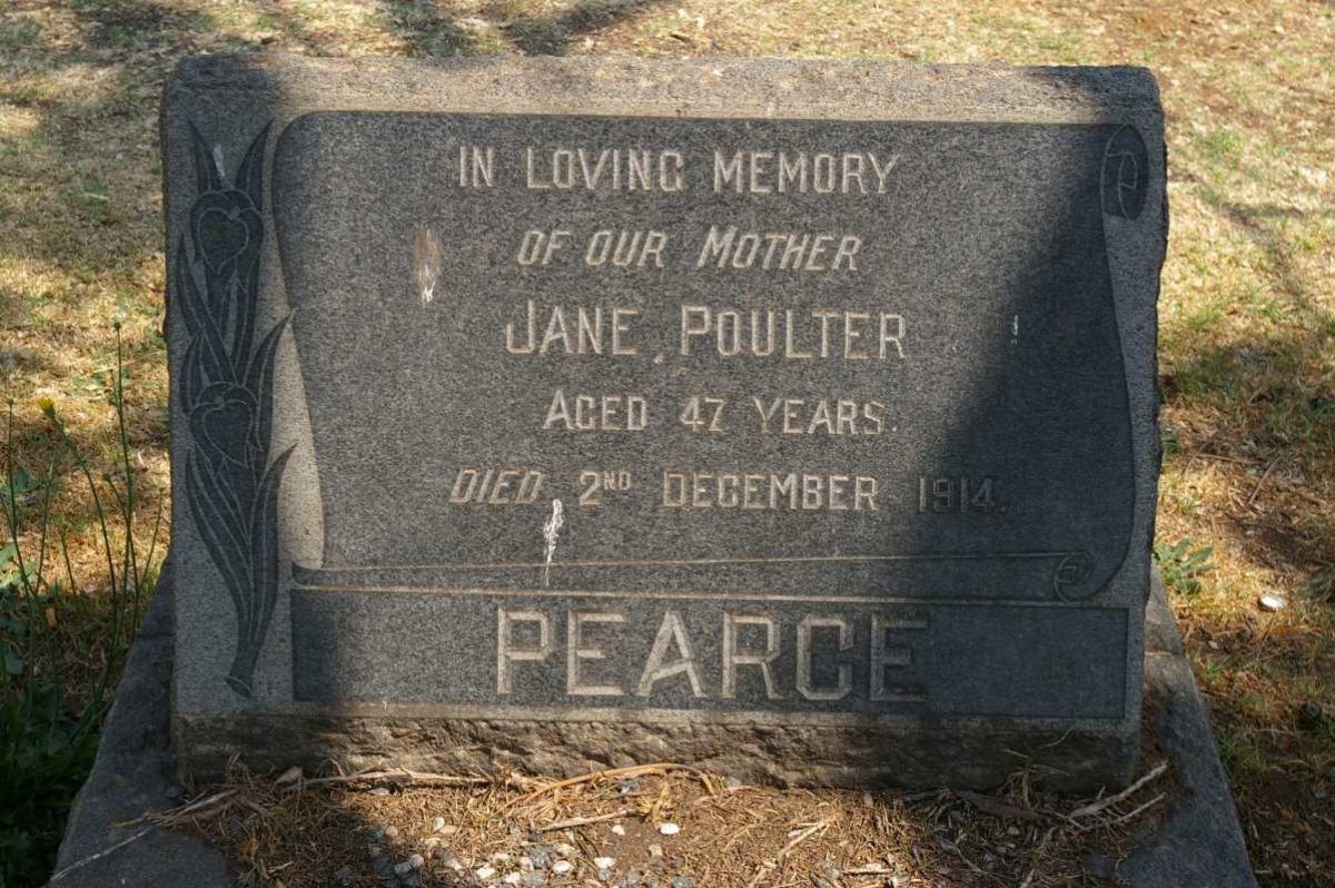 PEARCE Jane Poulter -1914