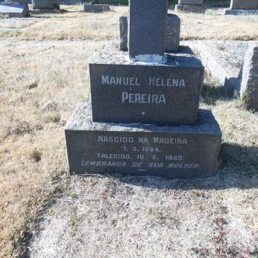 PEREIRA Manuel Helena 1884-1953