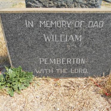 PEMBERTON William
