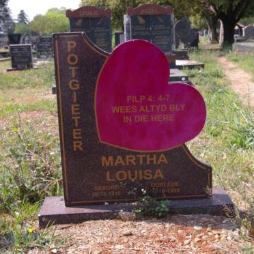 POTGIETER Martha Louisa 1916-1998
