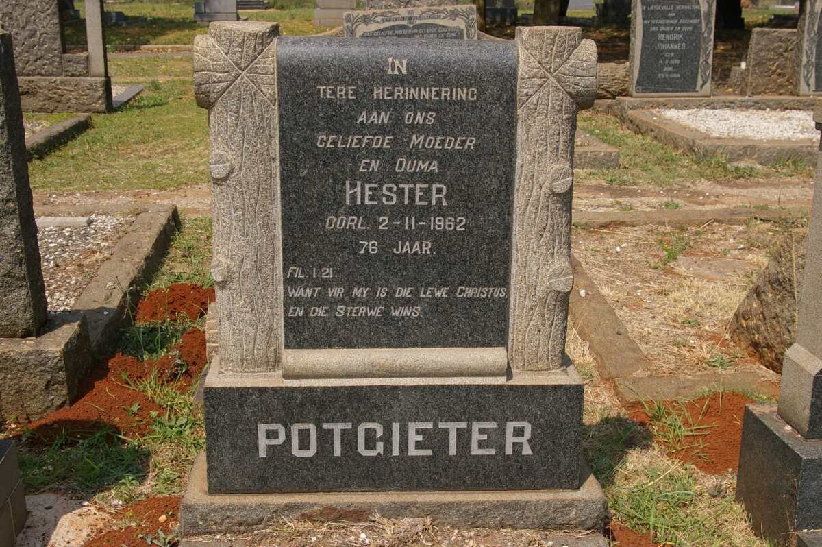 POTGIETER Hester -1962