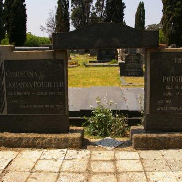 POTGIETER Theodorus Daniel 1867-1947 &amp; Christina Johanna 1878-1958