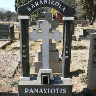 PANAUIOTIS Karanikola 1943-2004