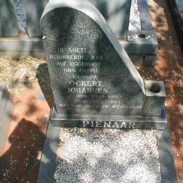 PIENAAR Ockert Johannes 1907-1977