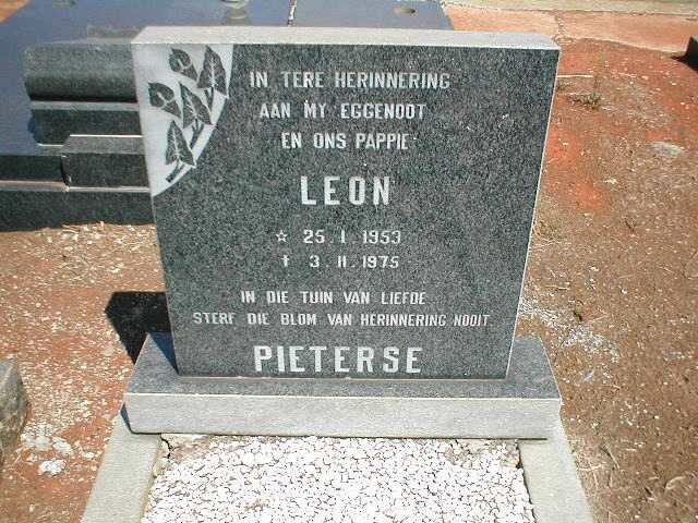 PIETERSE Leon 1953-1975