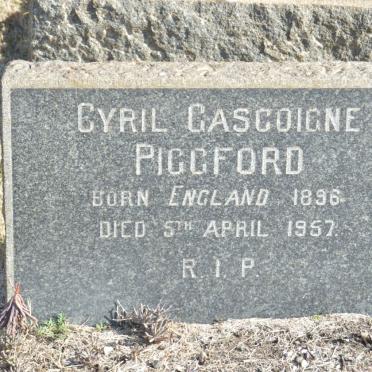 PIGGFORD Cyril Cascoigne 1896-1957