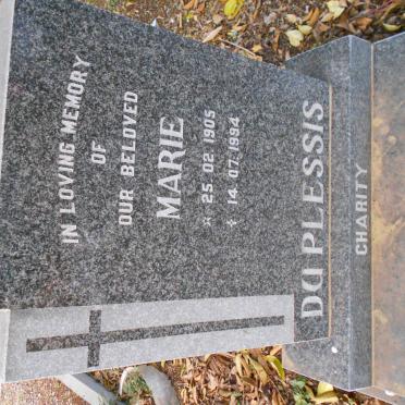 PLESSIS Marie, du 1905-1994