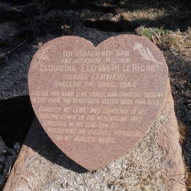 RICHE Catharina Elizabeth, le nee LEMMER -1944