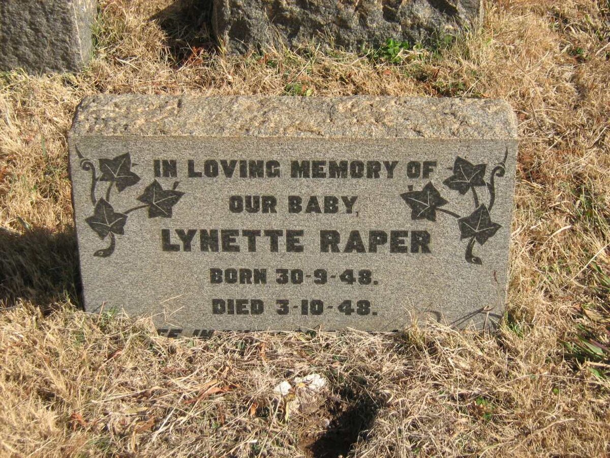 RAPER Lynette 1948-1948