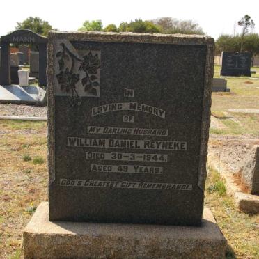 REYNEKE William Daniel -1944