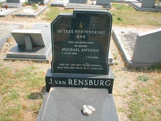 RENSBURG Michael Antonie, J. van 1965-1984