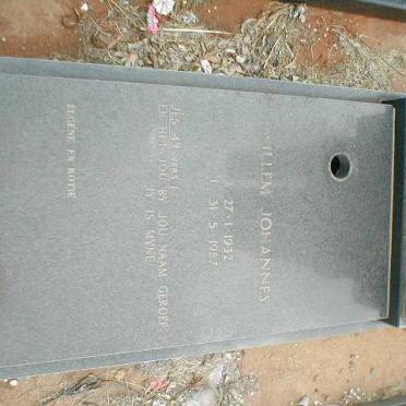 RENSBURG Willem Johannes, Jansen van 1932-1987