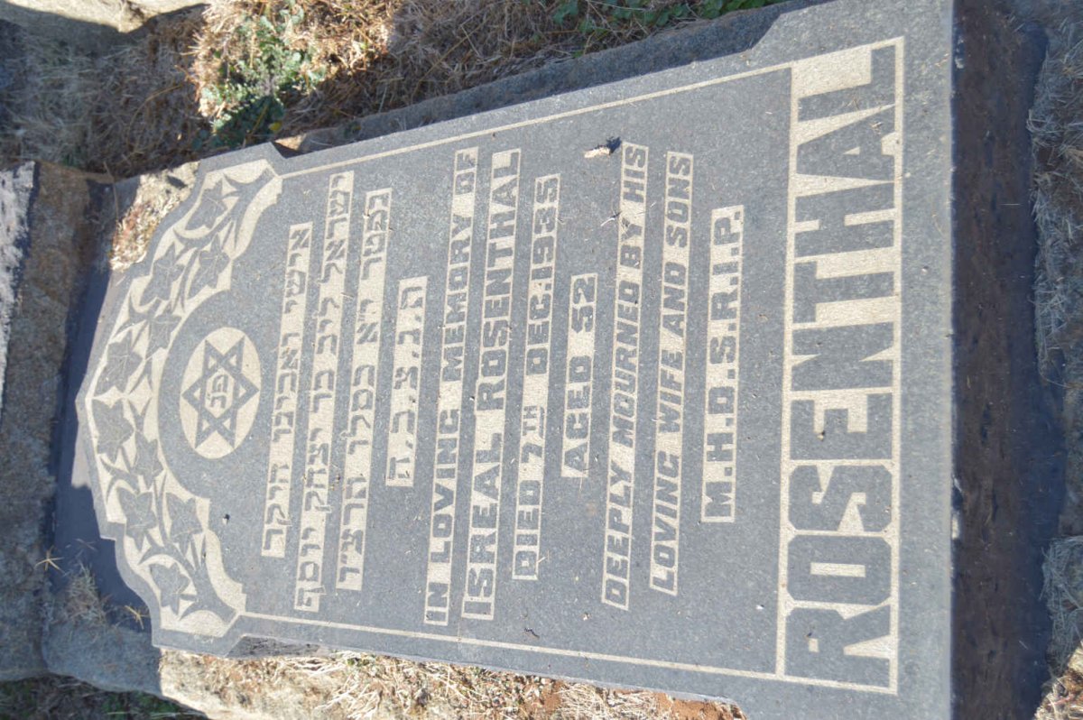 ROSENTHAL Isreal -1935