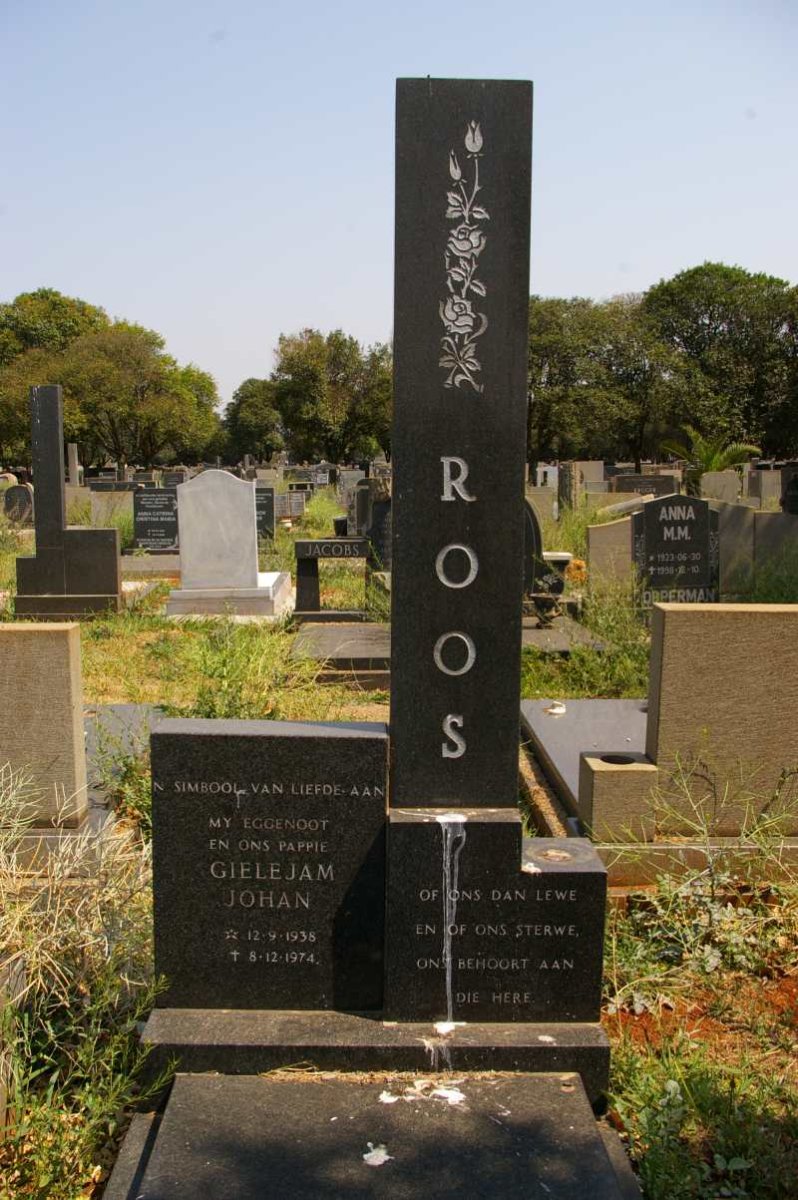 ROOS Gielejam Johan 1938-1974