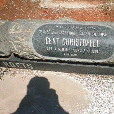 ROETS Gert Christoffel 1910-1974