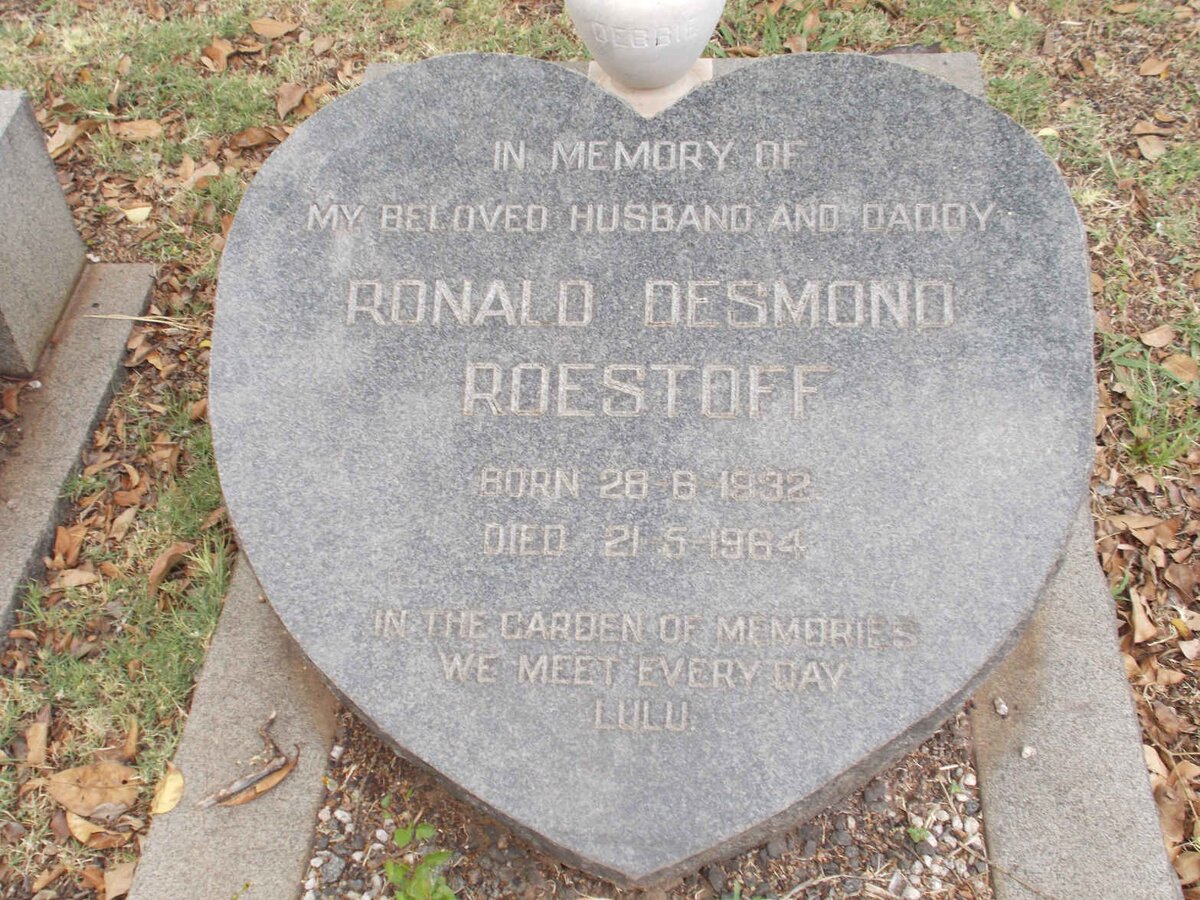ROESTOFF Ronald Desmond 1932-1964