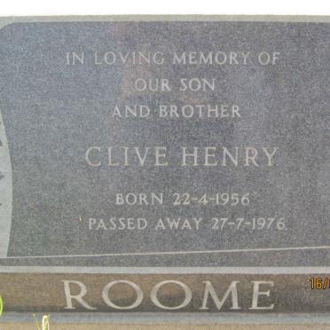 ROOME Clive Henry 1956-1976