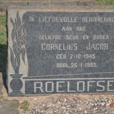 ROELOFSE Cornelius Jacob 1945-1965