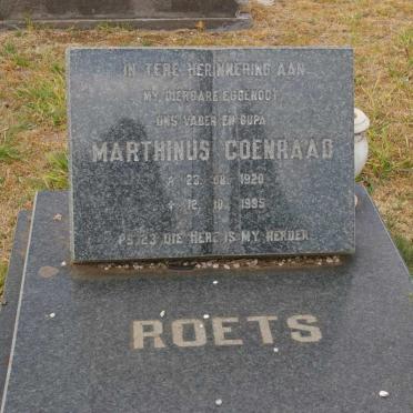 ROETS Marthinus Coenraad 1920-1995