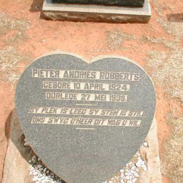 ROBBERTS Pieter Andries 1924-1939