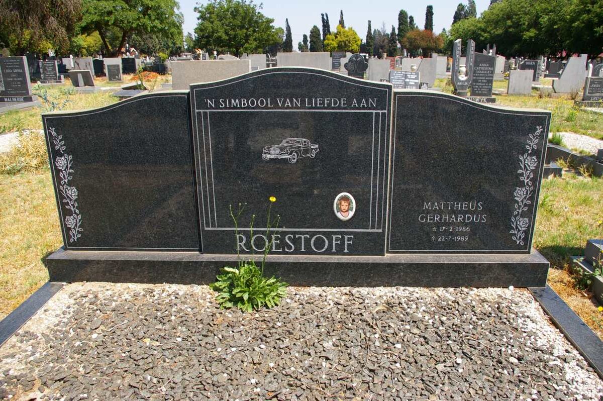 ROESTOFF Mattheüs Gerhardus 1986-1989
