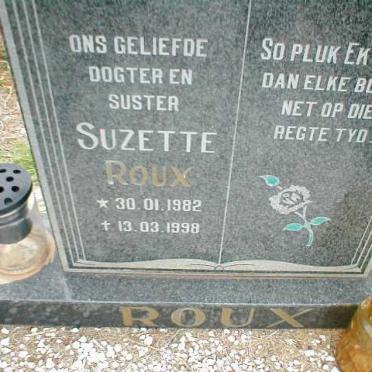 ROUX Suzette 1982-1998