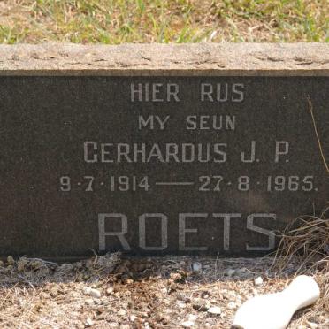 ROETS Gerhardus J.P. 1914-1965