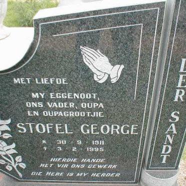 SANDT Stofel George, van der 1911-1995