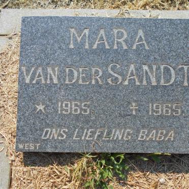 SANDT Mara, van der 1965-1965