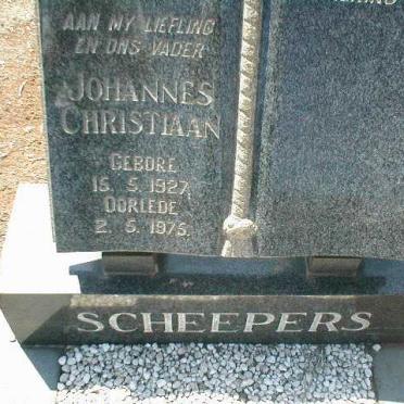 SCHEEPERS Johannes Christiaan 1927-1975