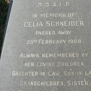 SCHNEIDER Celia -1968