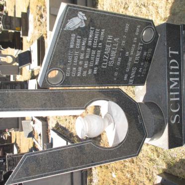 SCHMIDT Dennis Ernest 1930-2010 &amp; Elizabeth Isabella 1930-1992