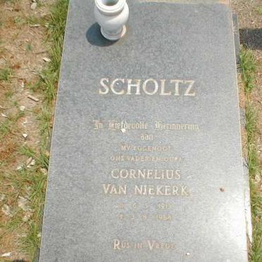 SCHOLTZ Cornelius van Niekerk 1913-1984