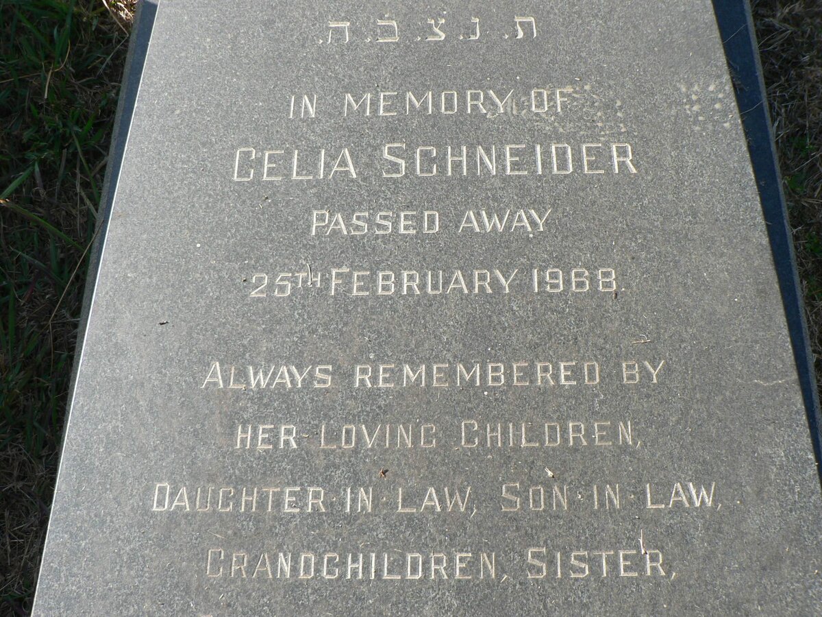SCHNEIDER Celia -1968