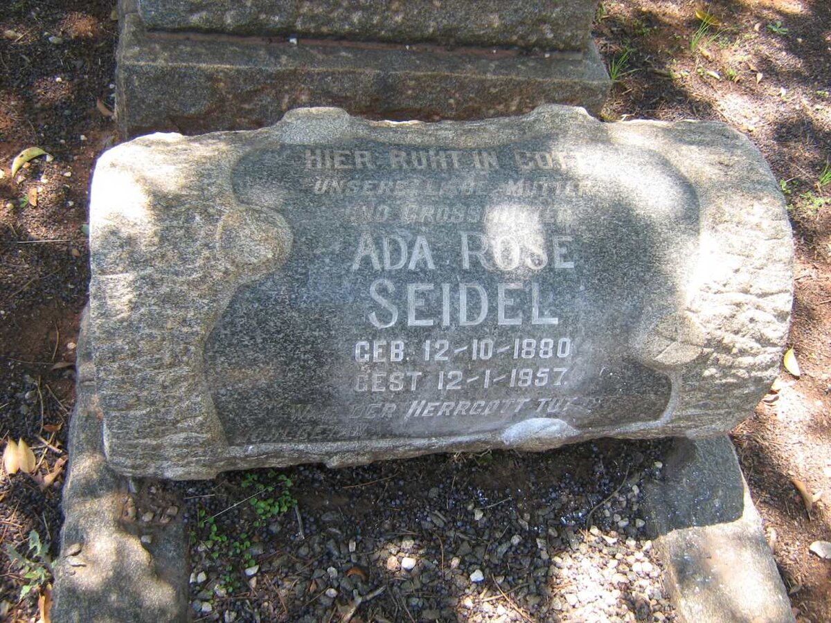 SEIDEL Ada Rose 1880-1957