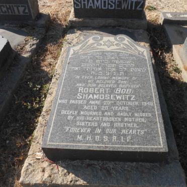 SHAMOSEWITZ Robert -1948