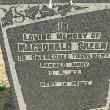 SKEEN Macdonald -1953