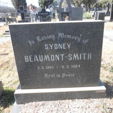 SMITH Sydney, BEAUMONT 1905-1984