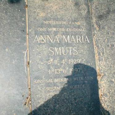 SMUTS  Anna Maria 1929-1997