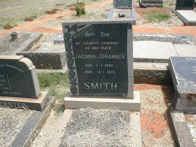 SMITH Jacobus Johannes 1905-1970