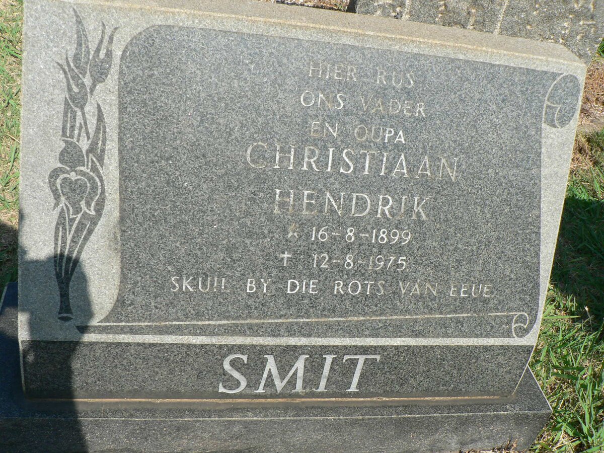 SMIT Christiaan Hendrik 1899-1975
