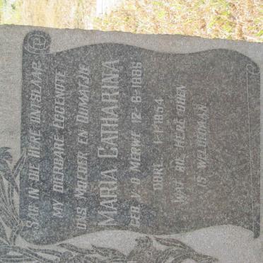 SMIT Maria Catharina nee V.D. MERWE 1886-1954