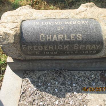 SPRAY Charles Frederick 1909-1972